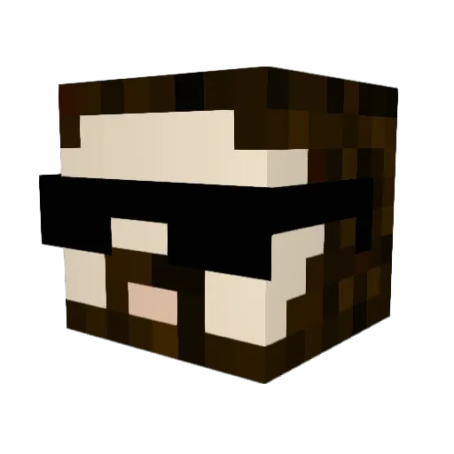 CekayGG Minecraft avatar head, 3D render