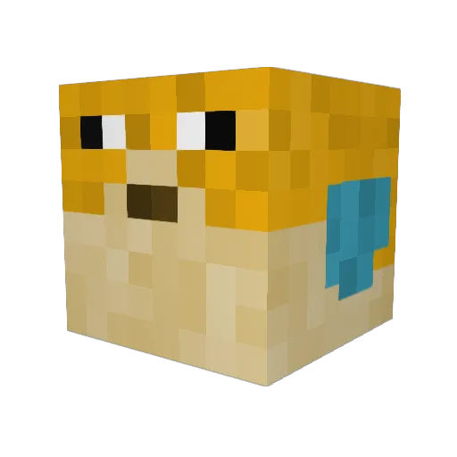 Ceke_Brokke Minecraft avatar head, 3D render