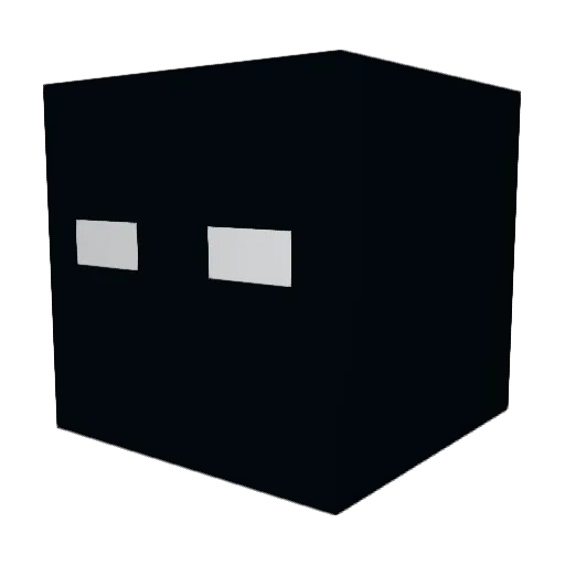 Celariel Minecraft avatar head, 3D render