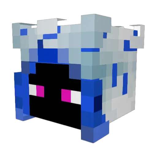 Celenceje Minecraft avatar head, 3D render
