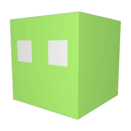 Celerymew Minecraft avatar head, 3D render