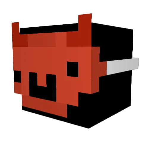 Celeryyy Minecraft avatar head, 3D render