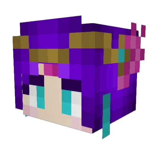 Celes_Ludenberg Minecraft avatar head, 3D render