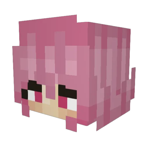 CelestiaBell Minecraft avatar head, 3D render