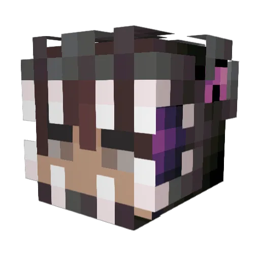 CelestialAndrew Minecraft avatar head, 3D render