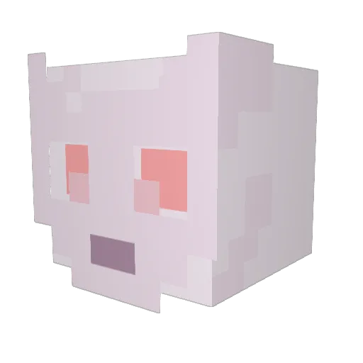 CelestialCowpoke Minecraft avatar head, 3D render