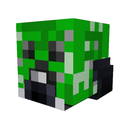 CelestialMaster Minecraft avatar head, 3D render