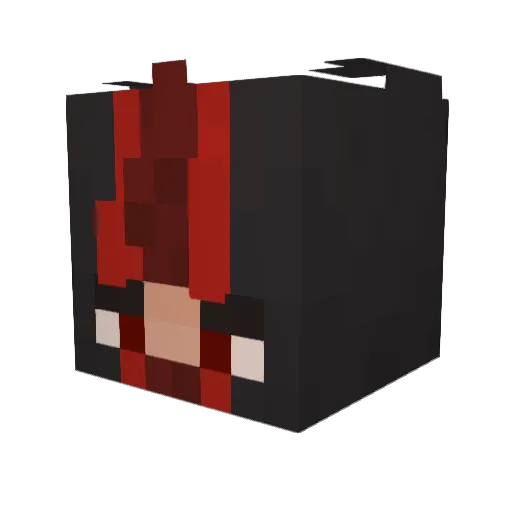 Celestial_Rogue_ Minecraft avatar head, 3D render