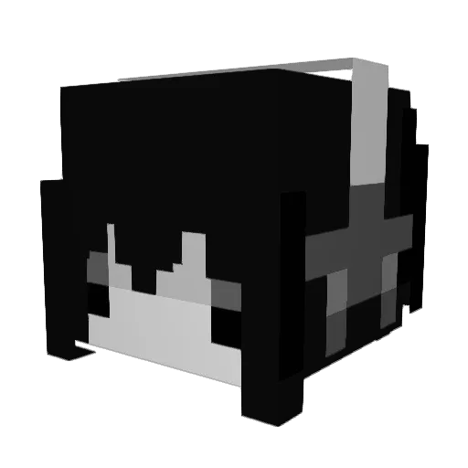 Celestiax45 Minecraft avatar head, 3D render