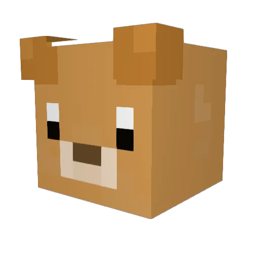 Celestine___ Minecraft avatar head, 3D render