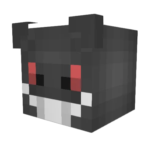 Celestinus Minecraft avatar head, 3D render