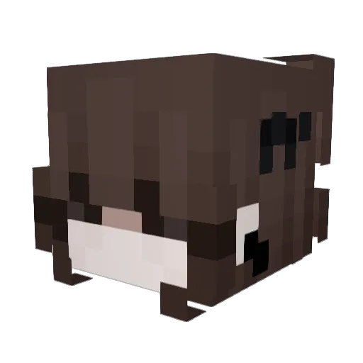 Celestinya Minecraft avatar head, 3D render