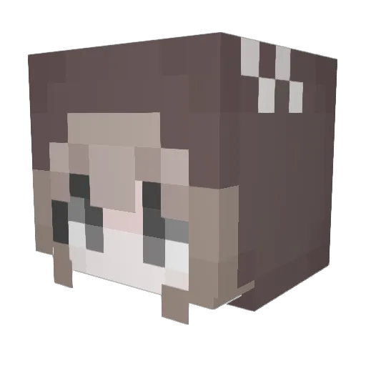 Celestions Minecraft avatar head, 3D render