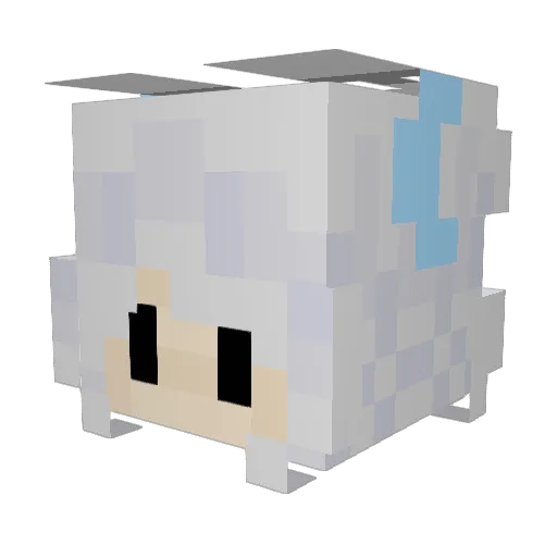 Celiac301 Minecraft avatar head, 3D render