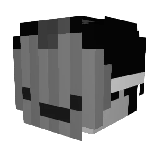 Celian09 Minecraft avatar head, 3D render