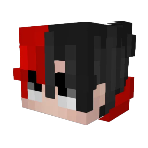 Celias02 Minecraft avatar head, 3D render