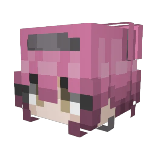 Celicy18 Minecraft avatar head, 3D render