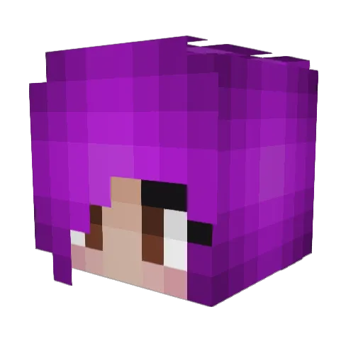 Celimanaw Minecraft avatar head, 3D render