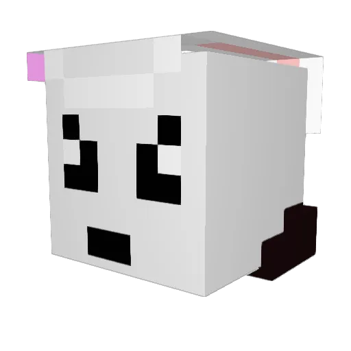 Celina6310 Minecraft avatar head, 3D render