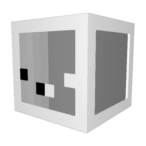Celintello Minecraft avatar head, 3D render