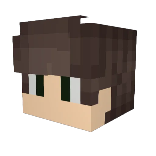 CellGamesxD Minecraft avatar head, 3D render