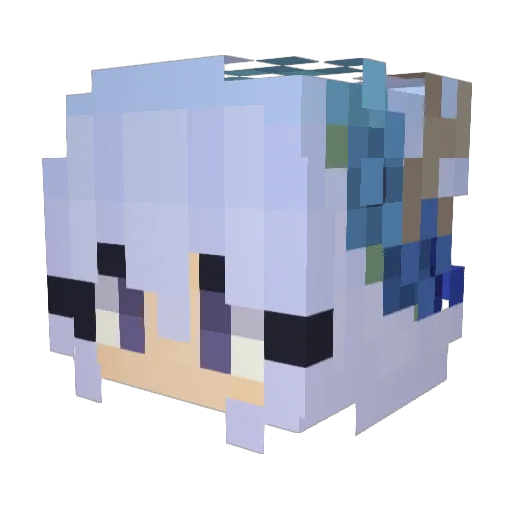 CellLysis1923 Minecraft avatar head, 3D render
