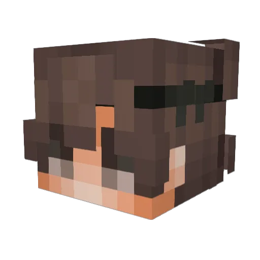 CellPerfect Minecraft avatar head, 3D render