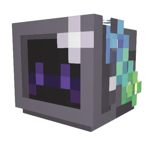 CellaMacela Minecraft avatar head, 3D render