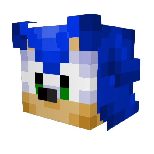 CellarE Minecraft avatar head, 3D render