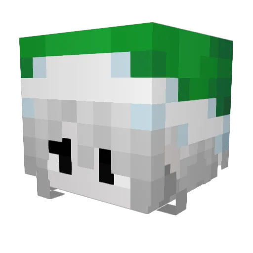 Celletti Minecraft avatar head, 3D render
