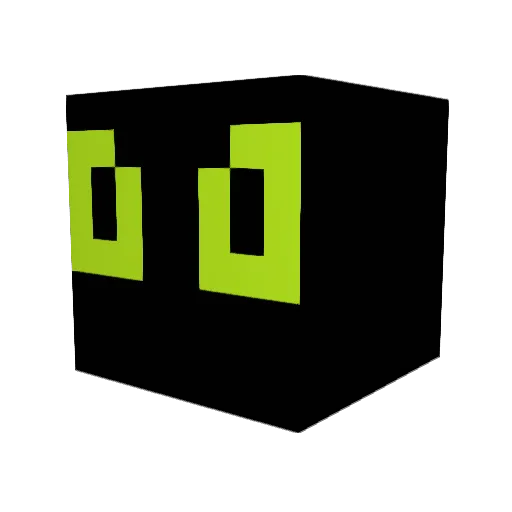 Cellulog Minecraft avatar head, 3D render