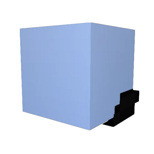 Celone Minecraft avatar head, 3D render
