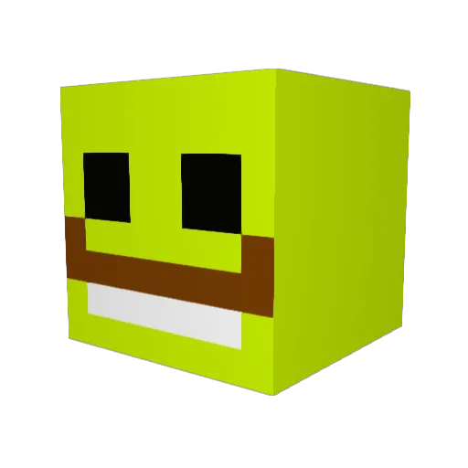 Celti11 Minecraft avatar head, 3D render