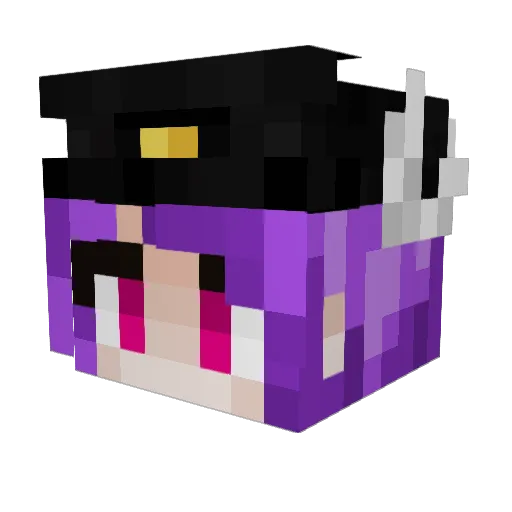 Celtic296 Minecraft avatar head, 3D render