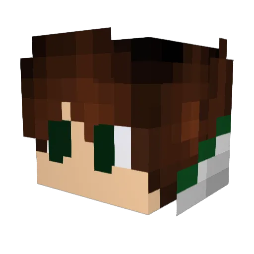 CelticArthritis Minecraft avatar head, 3D render