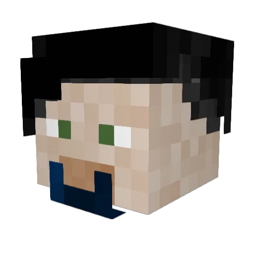 Celtic_Punk Minecraft avatar head, 3D render