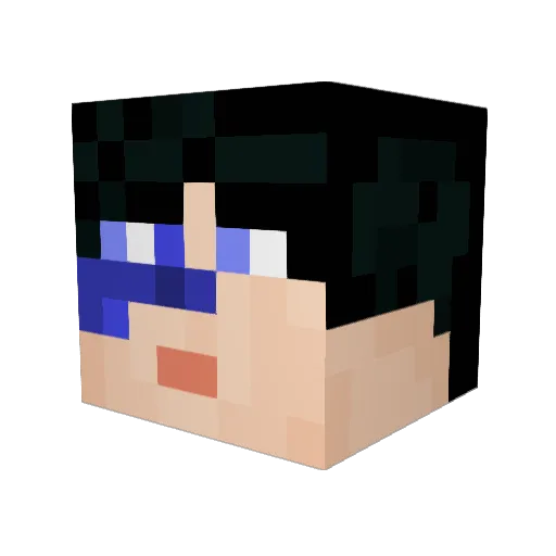 Celtic_Song Minecraft avatar head, 3D render