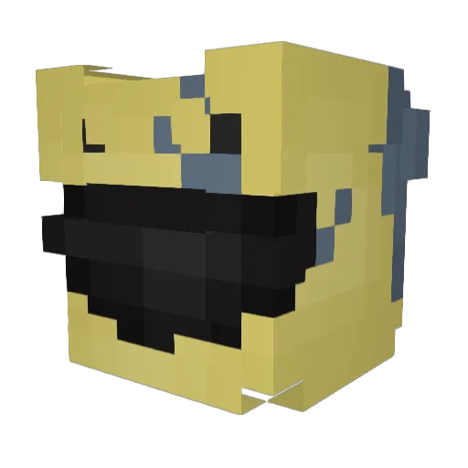 Celty_Sturluson Minecraft avatar head, 3D render