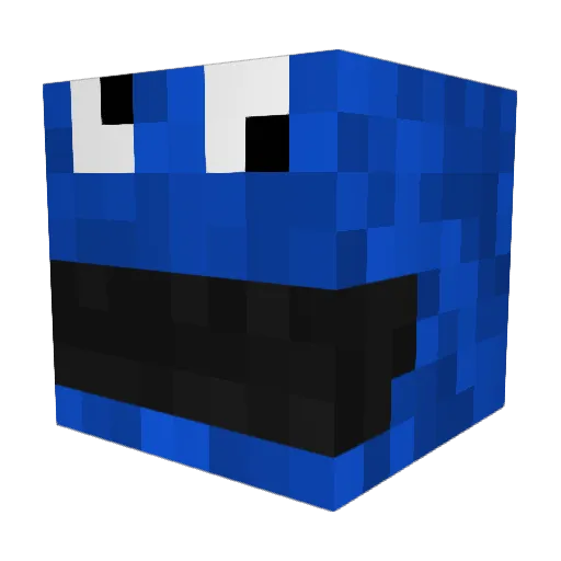 Celvick Minecraft avatar head, 3D render