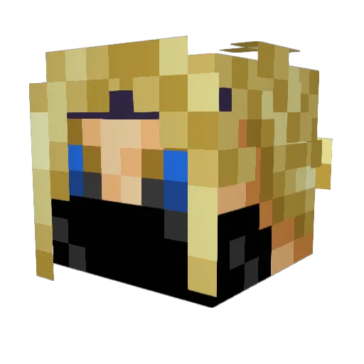 Celwynis Minecraft avatar head, 3D render