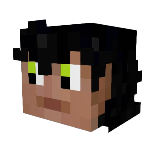 Celyn_Brum Minecraft avatar head, 3D render