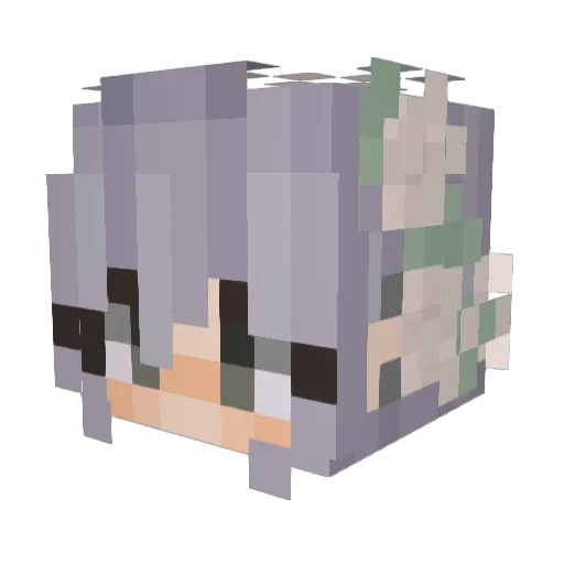 Celynsz Minecraft avatar head, 3D render