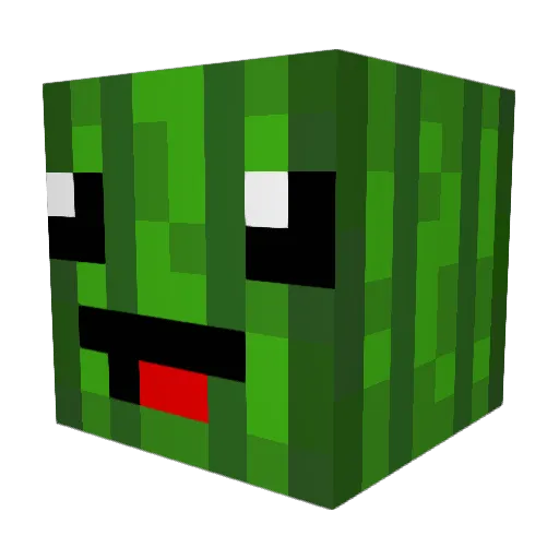 Cem0070 Minecraft avatar head, 3D render