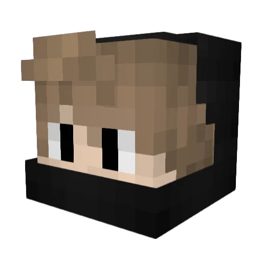 CemKKN Minecraft avatar head, 3D render
