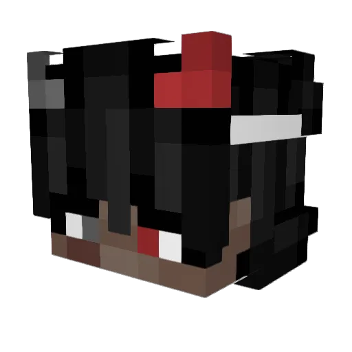CemTM Minecraft avatar head, 3D render