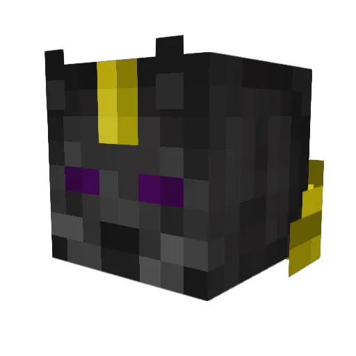 Cemenn Minecraft avatar head, 3D render