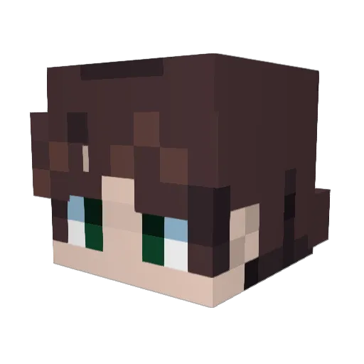 CemeteryVO Minecraft avatar head, 3D render