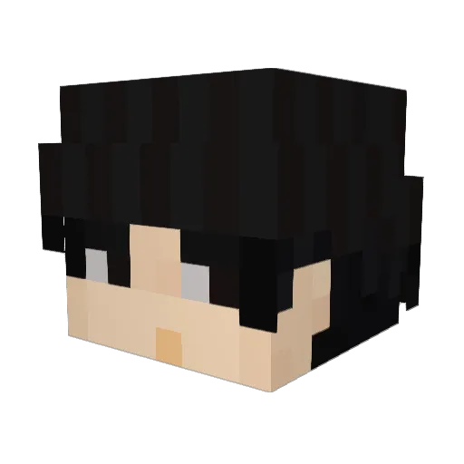 Cemils Minecraft avatar head, 3D render