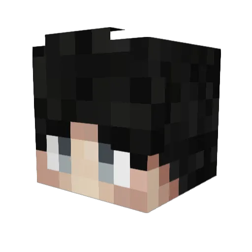 Cemo43 Minecraft avatar head, 3D render
