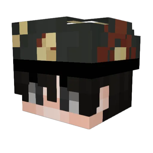 Cems__ Minecraft avatar head, 3D render